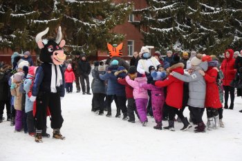 Зимние забавы "Умизуми встречают Новый год"